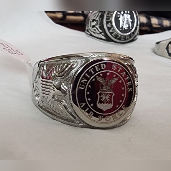 New stainless steel Air force ring size 13 - Picture 1 of 6